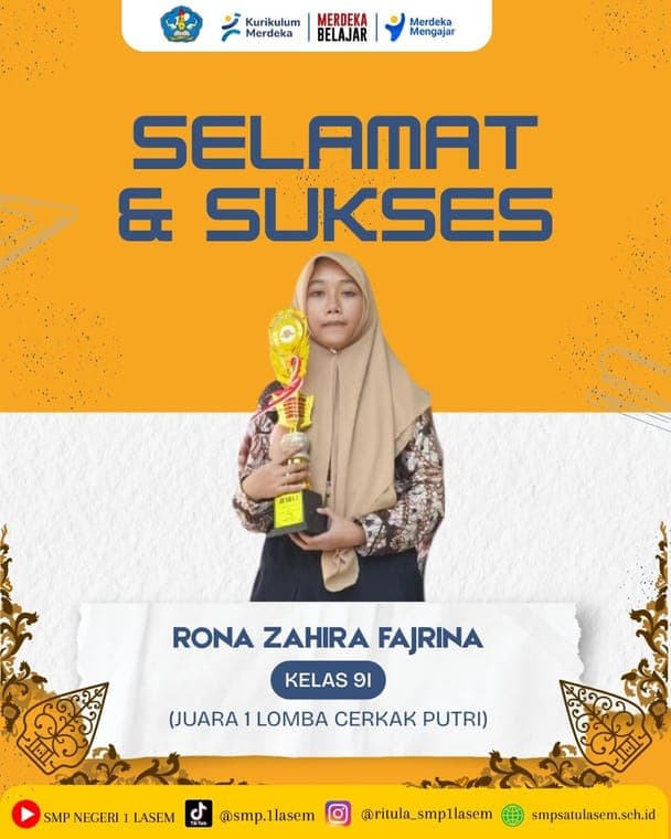 Poster Lomba Cerkak Putri