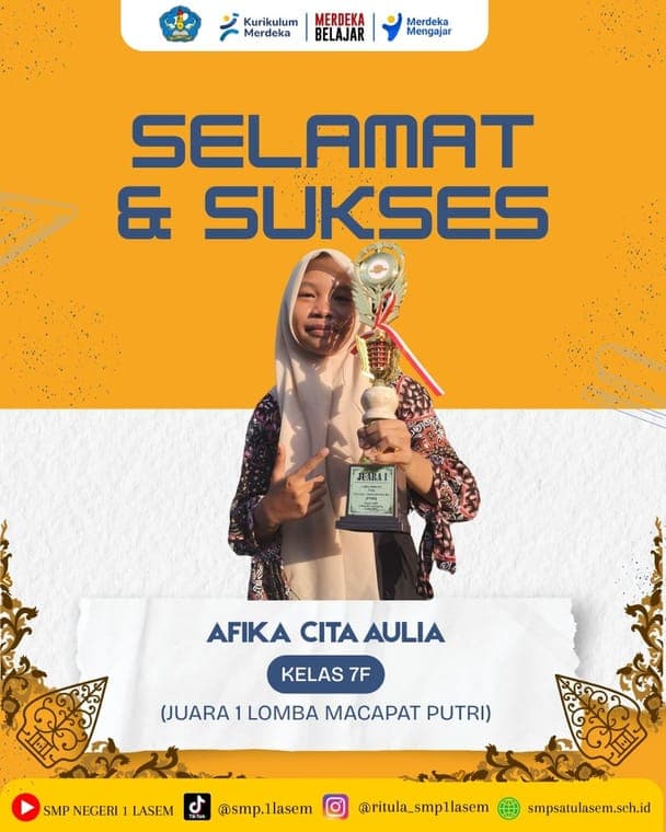Poster Lomba Macapat Putri