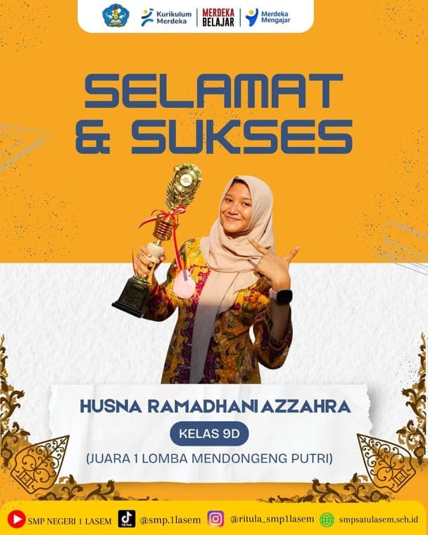 Poster Lomba Mendongeng Putri