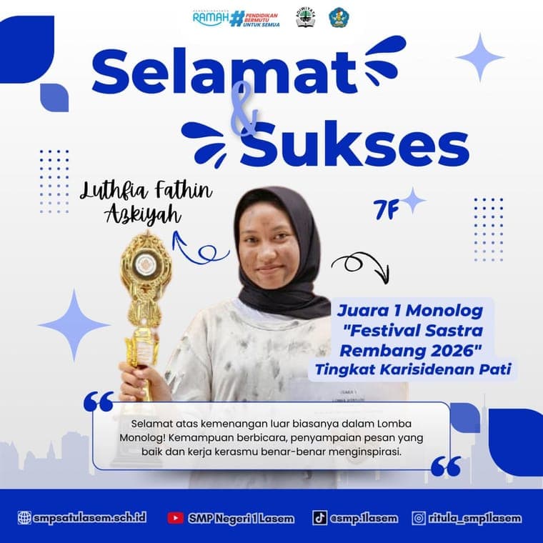 Poster Monolog, Festival Sastra Rembang 2026