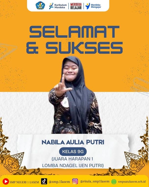 Poster Lomba Ndagel Ijen Putri