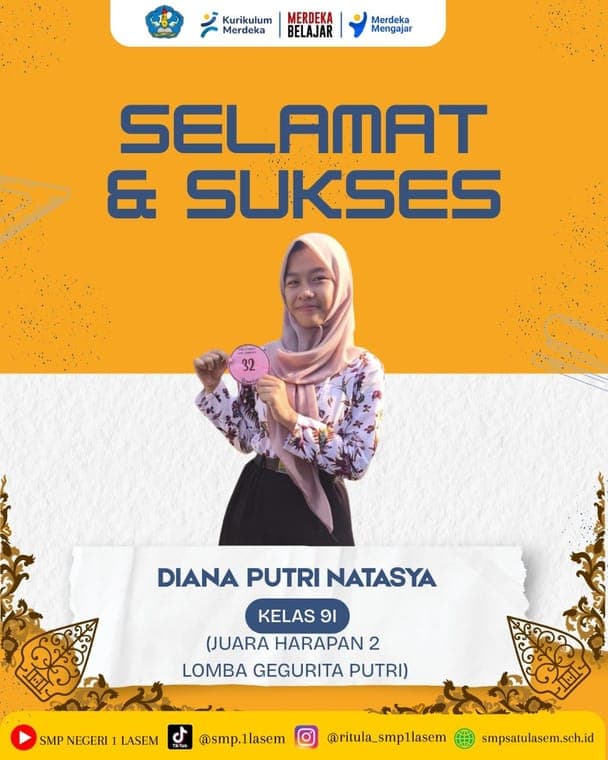Poster Lomba Gegurita Putri