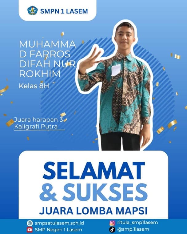Poster MAPSI Kaligrafi Putra