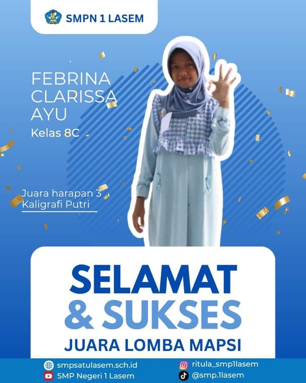 Poster MAPSI Kaligrafi Putri