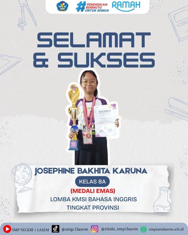 Poster KMSI Bahasa Inggris