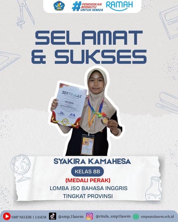 Poster JSO Bahasa Inggris