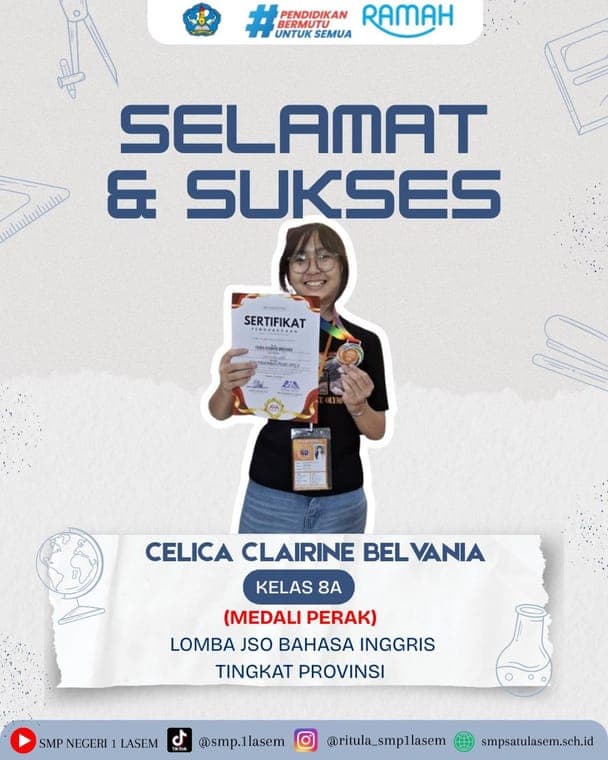 Poster JSO Bahasa Inggris