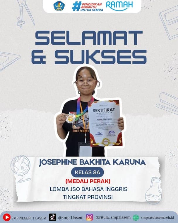 Poster JSO Bahasa Inggris